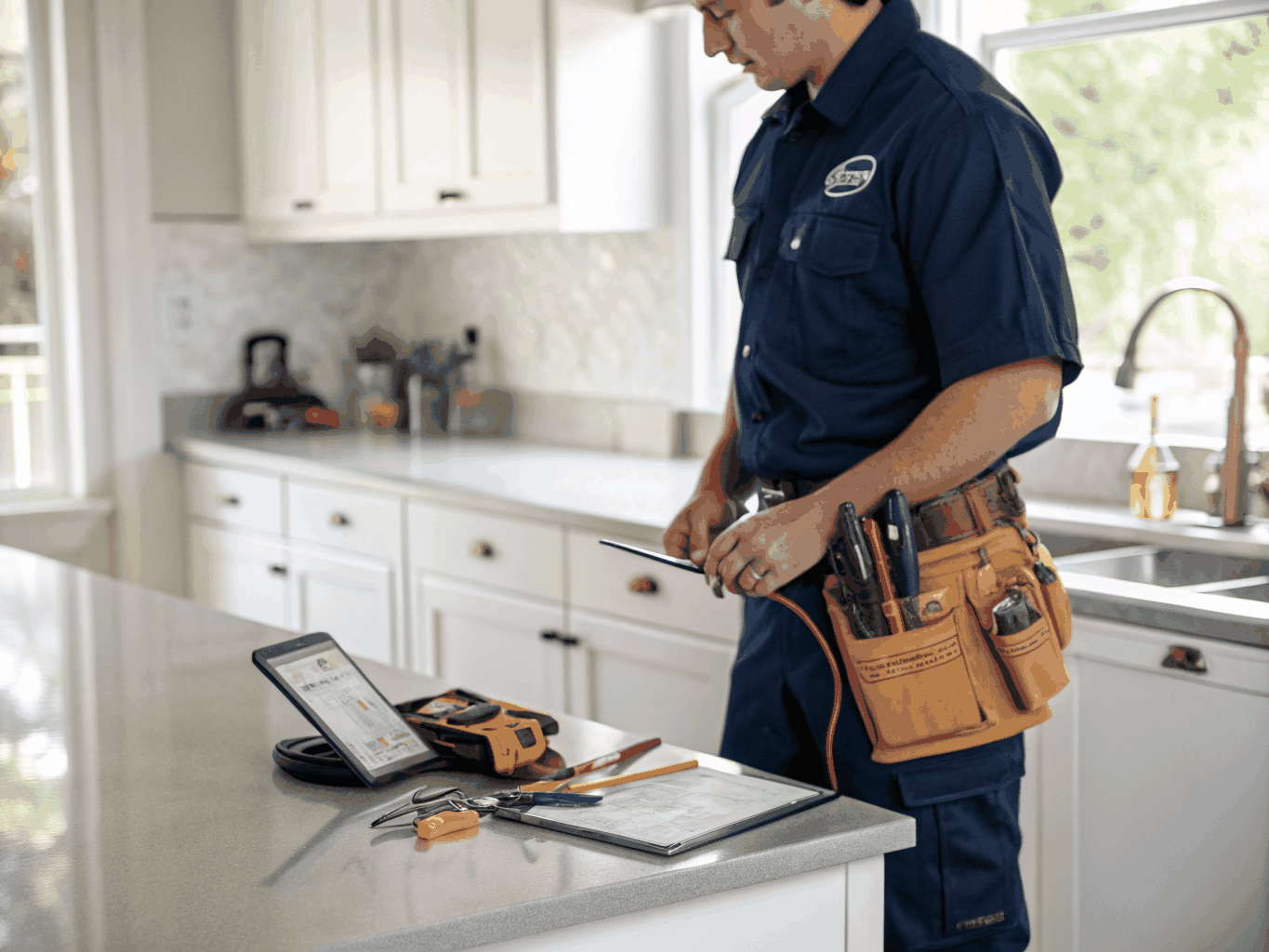 Dunwoody appliance technician performing electrical diagnostics